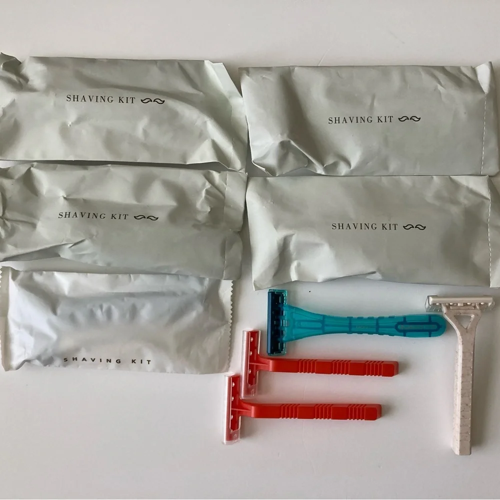9 Razors Travel Hotel Razor Lot Set